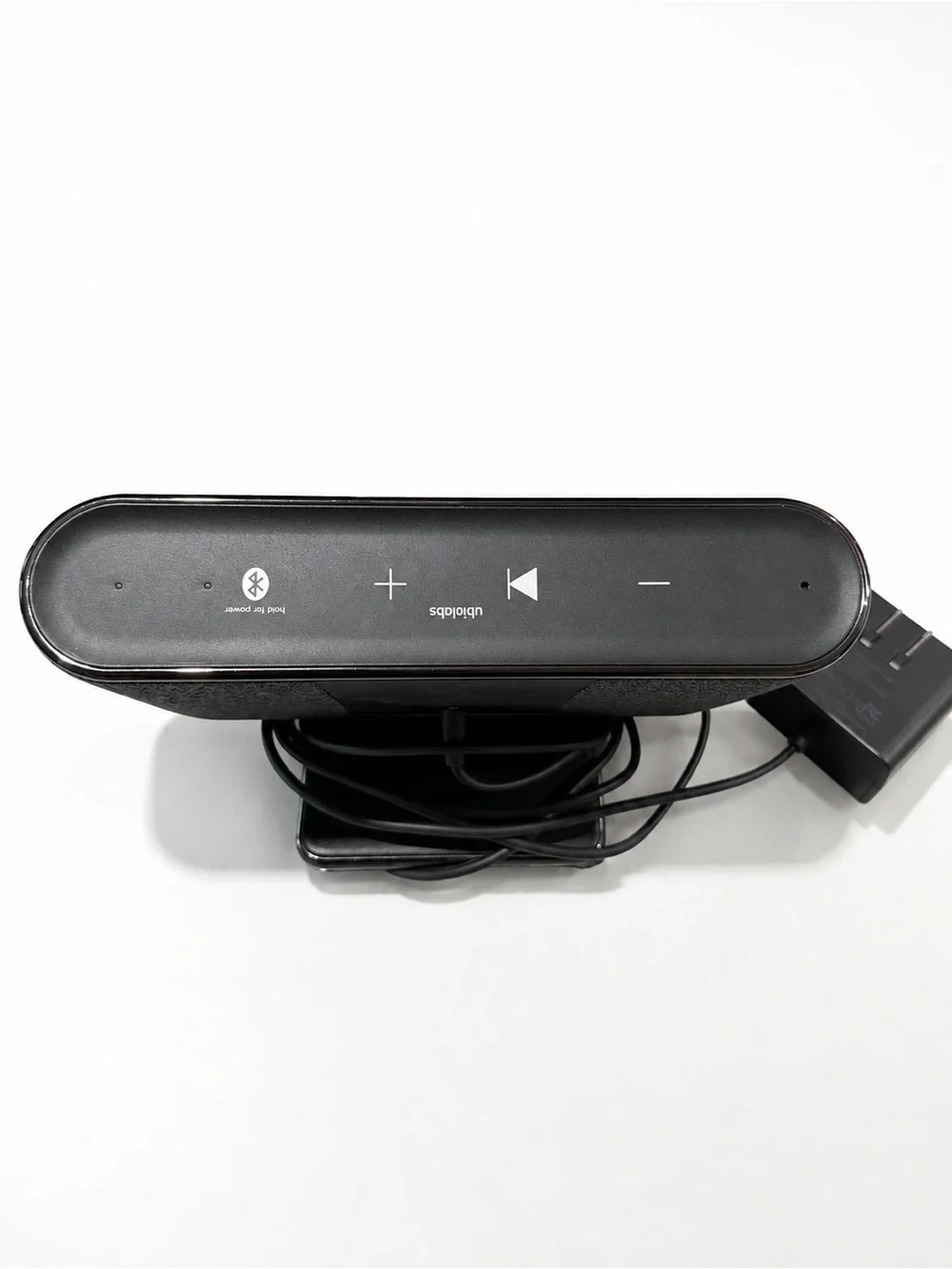 Ubio Labs Bluetooth Speaker Wireless Charging Stand w/ Power Adapter. Tested